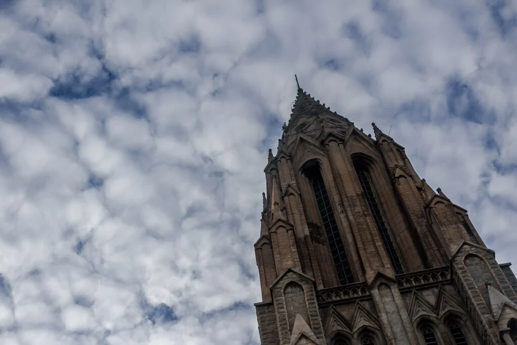 church-with-sky-background